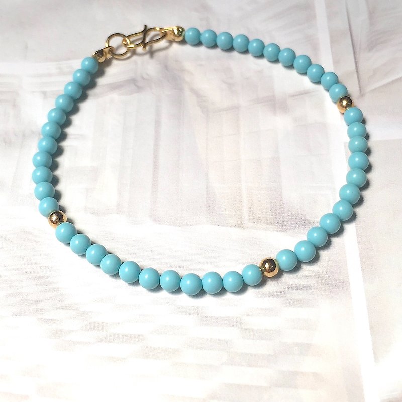 Pebbles are | Turkey Stone| natural stone bracelet - Bracelets - Stone Blue