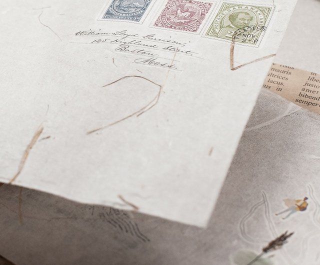 オリジナルフィールペーパー・ナチュラル系】ポケットコラージュ素材