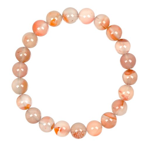 正佳珠寶 Gemsrich Jewelry 【正佳珠寶】南紅瑪瑙 頂級紅肉荔枝凍 7.8-8.2mm 南紅瑪瑙手珠