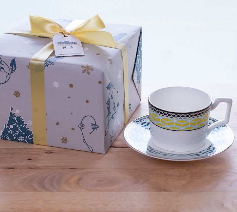 Home Gifts (Bone Porcelain Coffee Cup Set) - Mugs - Porcelain Multicolor