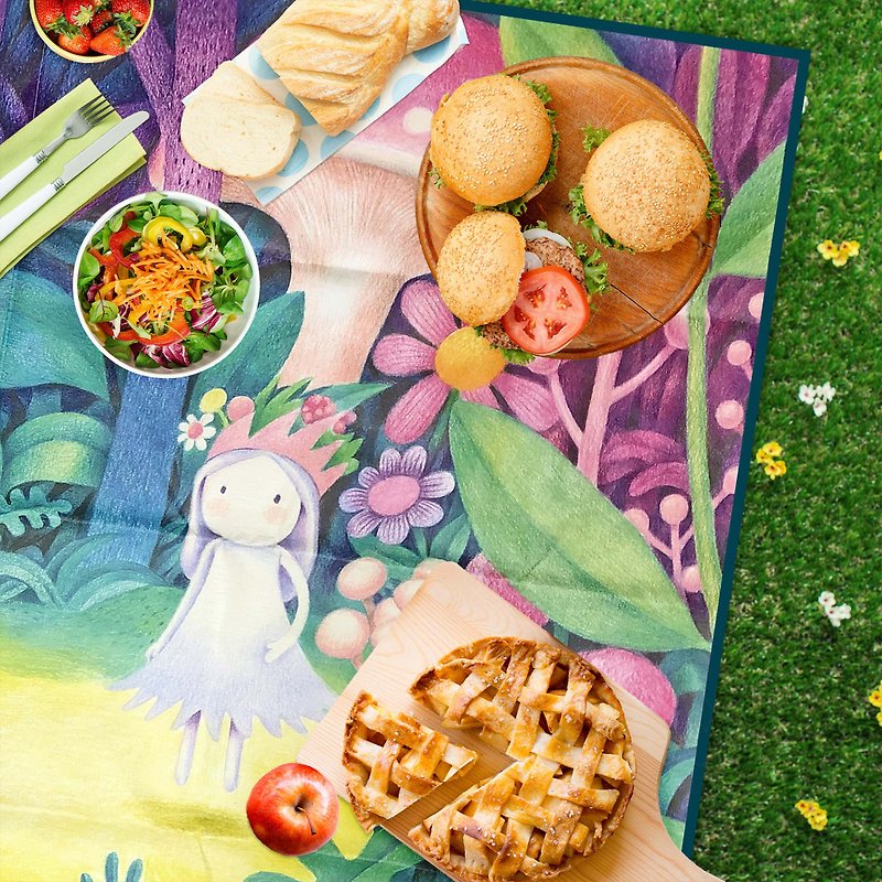 cama Beano & Friends picnic mat_first meeting - ชุดเดินป่า - วัสดุอื่นๆ หลากหลายสี