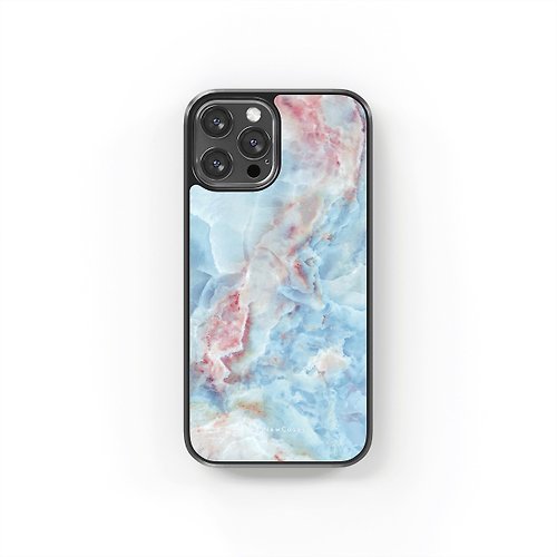 ReNewCases 環保 再生材料 iPhone 三合一防摔手機殼 水藍粉紅大理石紋