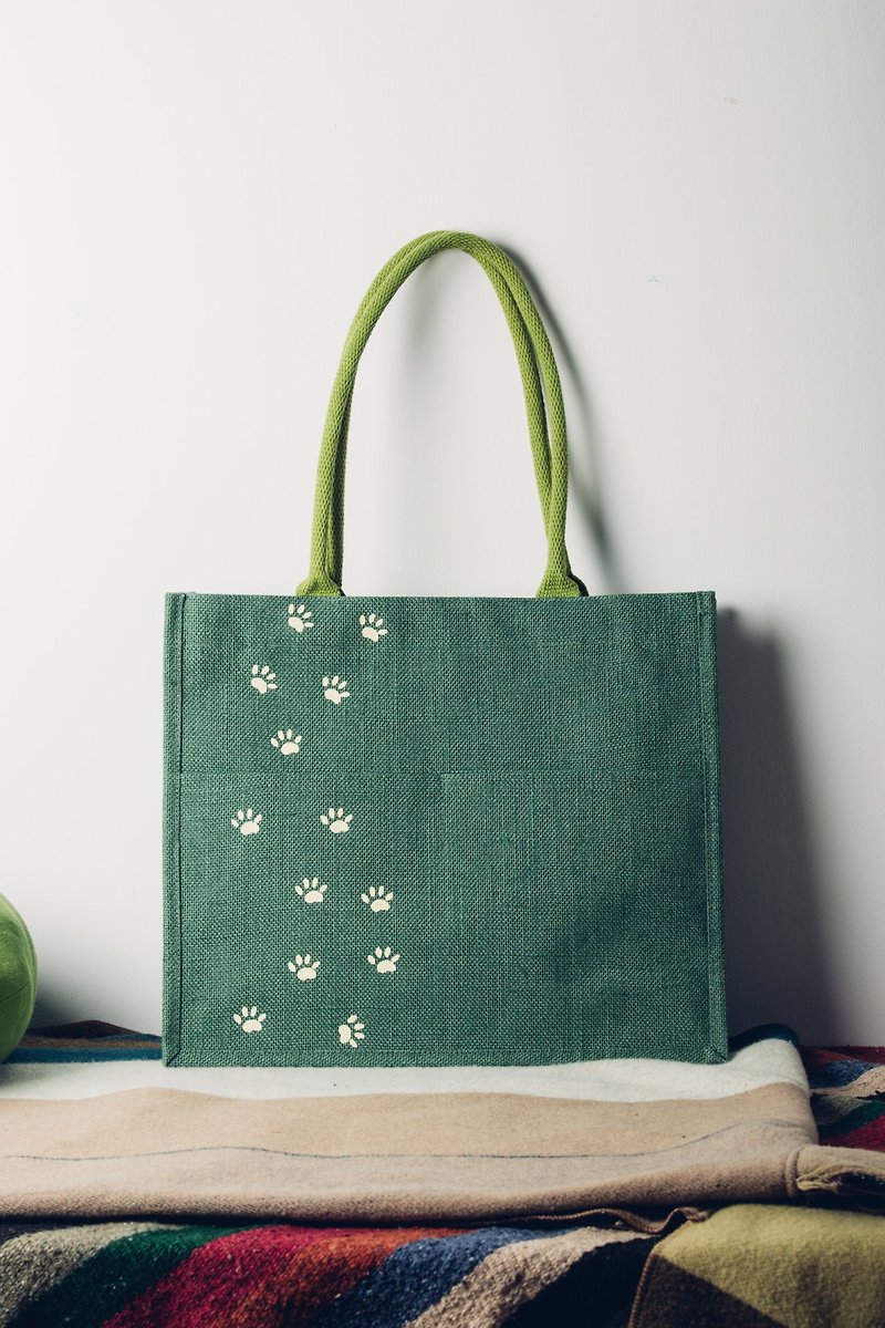 Bring you home KK Jute Bag - Messenger Bags & Sling Bags - Other Materials Green