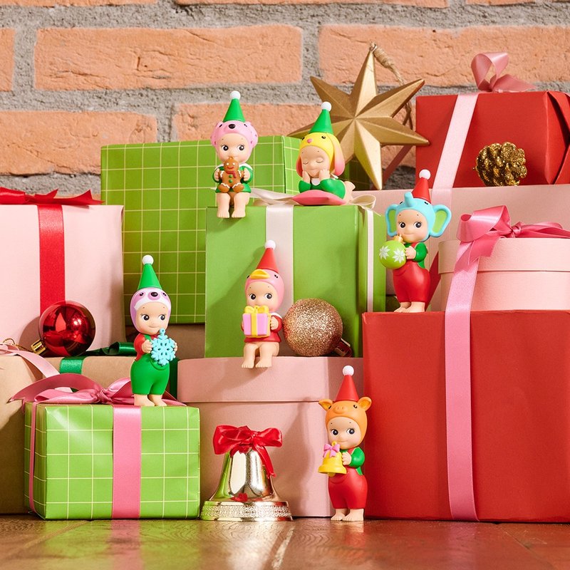 SonnyAngel MiniFigure 聖誕小幫手 限定版公仔 (盒裝6入) - 公仔/玩偶 - 塑膠 