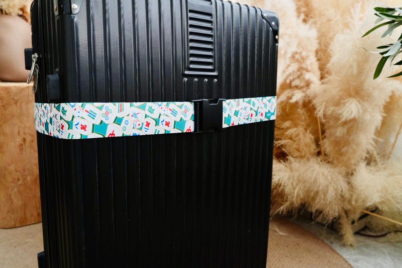 [Fortune Mahjong] Luggage Strap丨Hong Kong Features丨Amazing Studio - Luggage & Luggage Covers - Nylon 