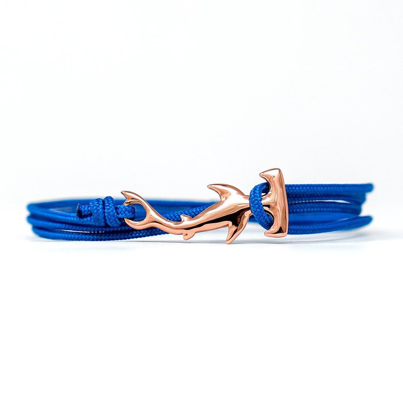 Cape Clasp American Rose Gold Limited Edition Hammerhead Shark Bracelet - สร้อยข้อมือ - สแตนเลส สีทอง