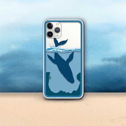 CreASEnse 創感品味 携帯電話ケース 深海潛鯨 海底風景系列 支援各品牌手機殼CSAK03
