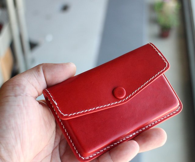 LEATHER BUSINESS CARD HOLDER HAND MADE 