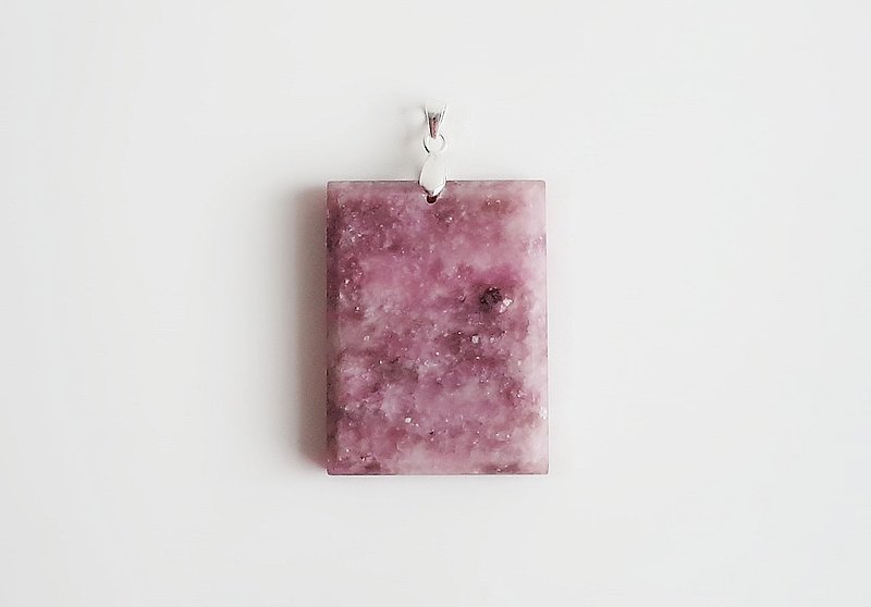 Precious Stones Series • Unearthly People Shy Natural Minerals Plum Tourmaline 9 - Necklaces - Gemstone Purple