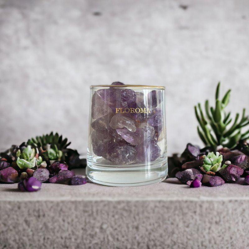 【Wisdom Boost】Diffuser Natural Purple Crystal Set - Fragrances - Other Materials 