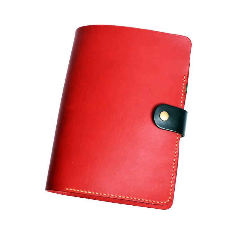 Chores. A7 loose-leaf leather notebook - Notebooks & Journals - Genuine Leather Red