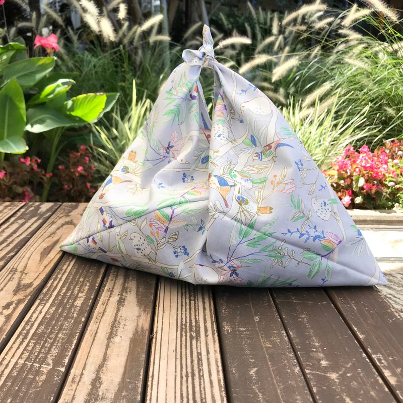 Tote Bag / Azuma Bag - Little Birds SS / harunohi - Handbags & Totes - Cotton & Hemp Multicolor