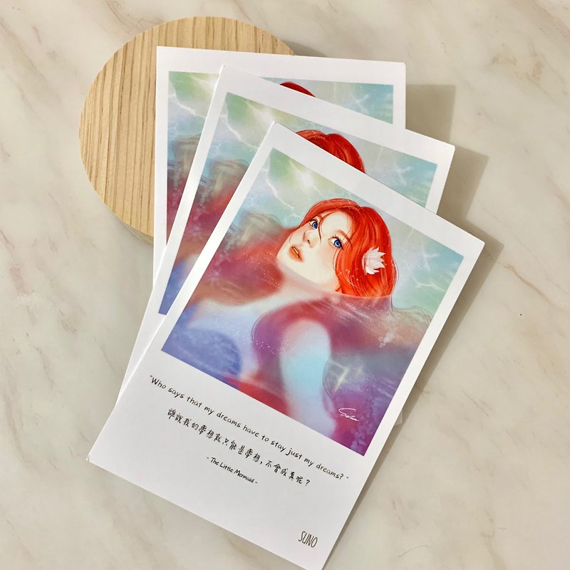【SUNO Princess Series Postcards】Birthday holiday gift card Christmas card - Cards & Postcards - Paper White