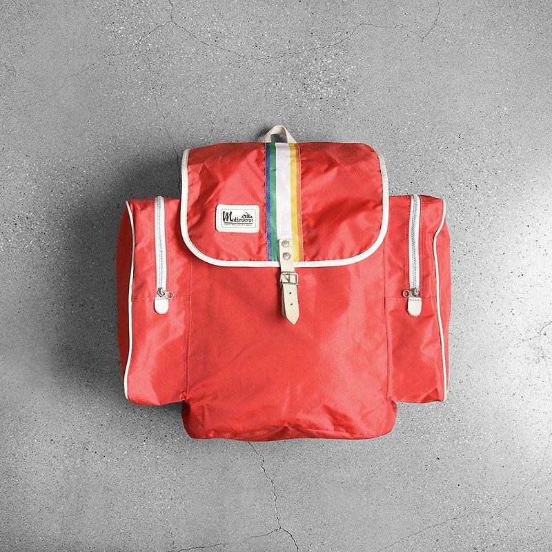 日本小學生登山包 / Vintage 古著 - 背囊/背包 - 其他材質 紅色