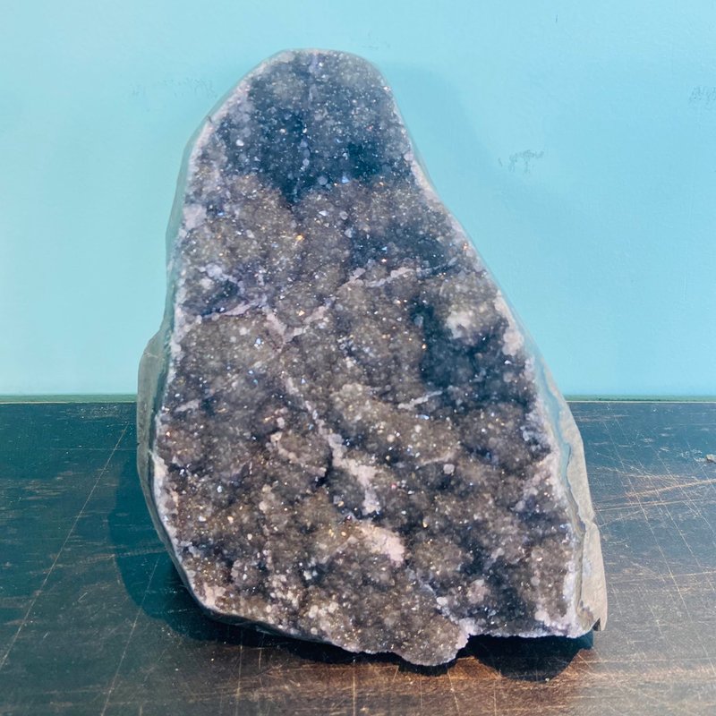 滿天星水晶 天然 黑色晶體  招財 防小人 A249 - 擺飾/家飾品 - 水晶 黑色