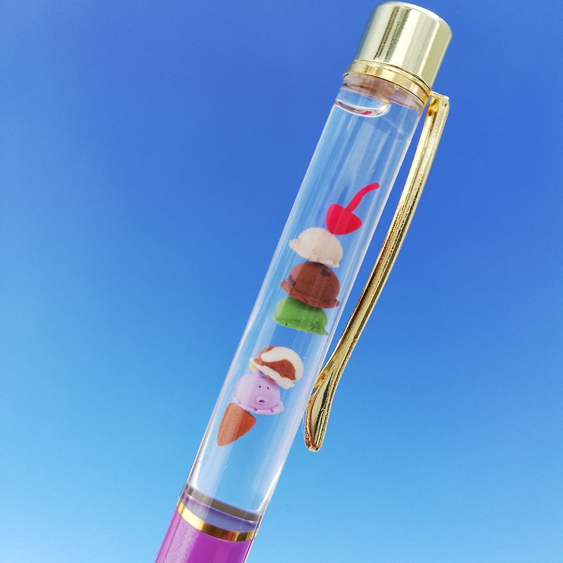Alien-laced ice ballpoint pen - ไส้ปากกาโรลเลอร์บอล - ดินเหนียว หลากหลายสี