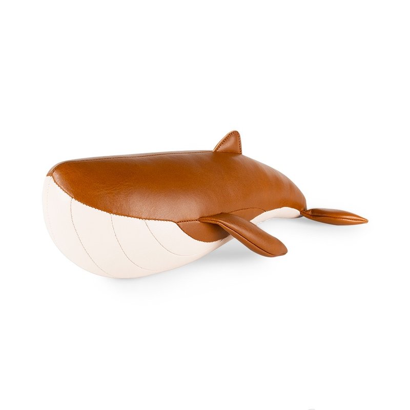 【書擋】鯨魚 Whale Wave 皮革動物擺飾 | 入厝禮物 - 擺飾/家飾品 - 人造皮革 多色
