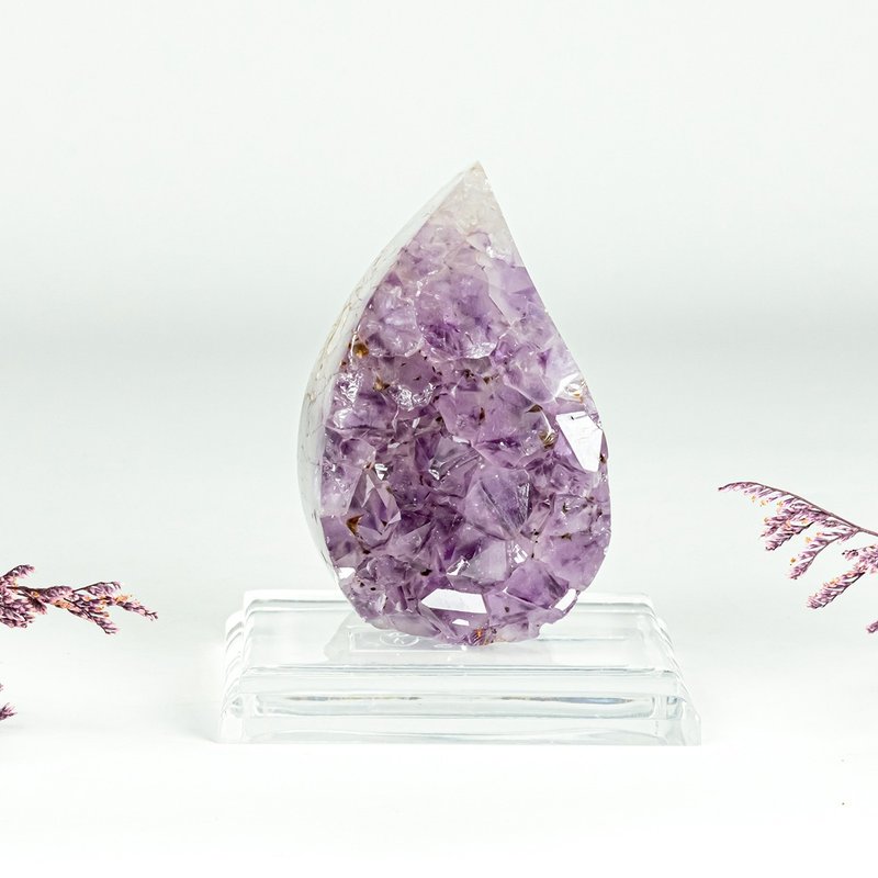 烏拉圭紫晶聖火  560377 - 擺飾/家飾品 - 水晶 紫色