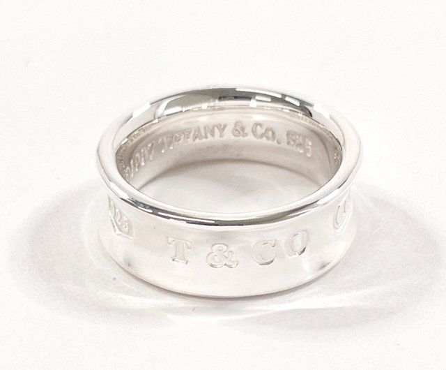 美品 TIFFANY＆CO リング 1837 スターリングシルバー 11号