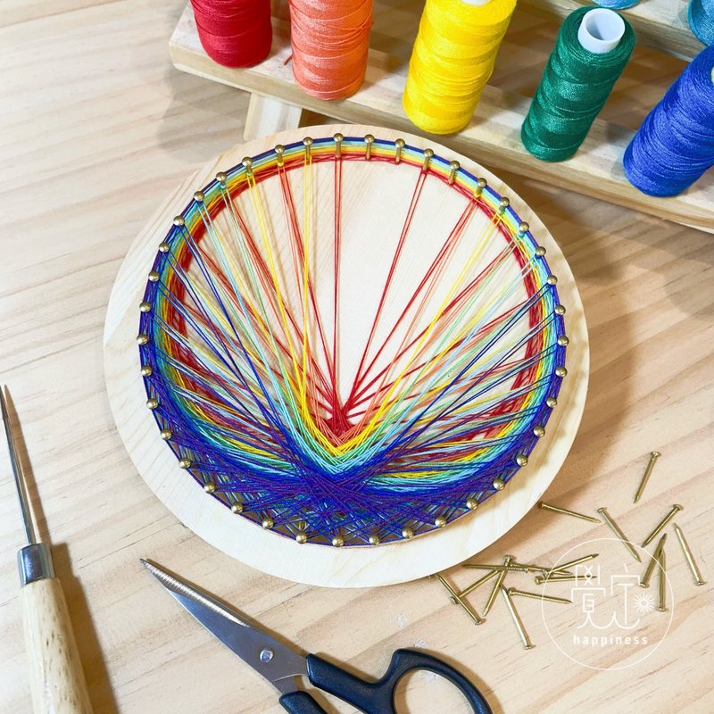 Stringart 藝術作品-翱 - 擺飾/家飾品 - 其他材質 多色