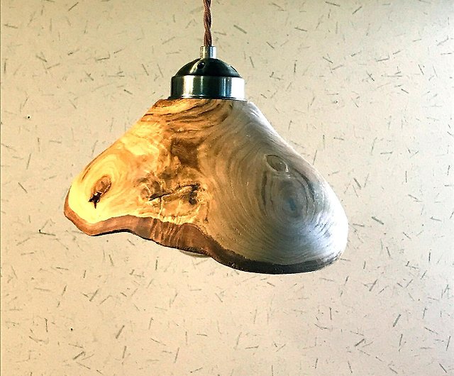 生木の栗のペンダントライト枝分かれ - ショップ 森の樹 照明・ランプ