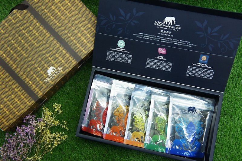 [Year of the Year] the taste of adults - Williamson tea three-dimensional tea bag gift box - ชา - อาหารสด หลากหลายสี