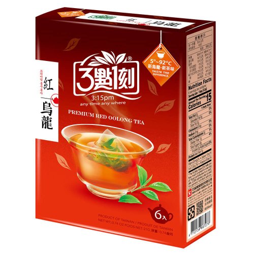 3 點1刻 【3點1刻】紅烏龍茶 6入/盒