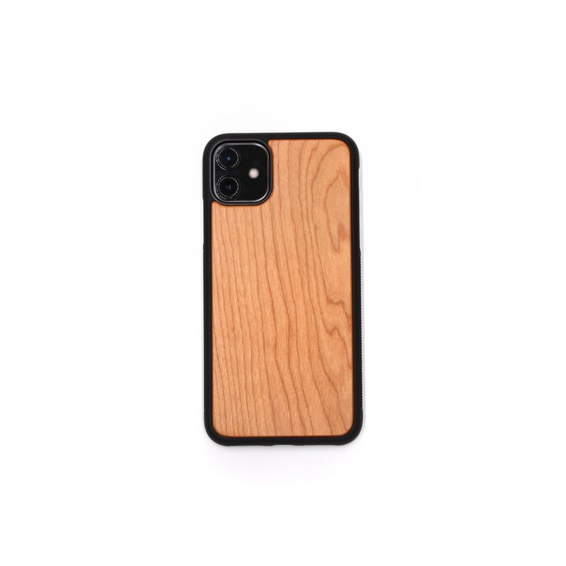 IPHONE 11  實木手機殼－櫻桃木 - 手機殼/手機套 - 木頭 金色