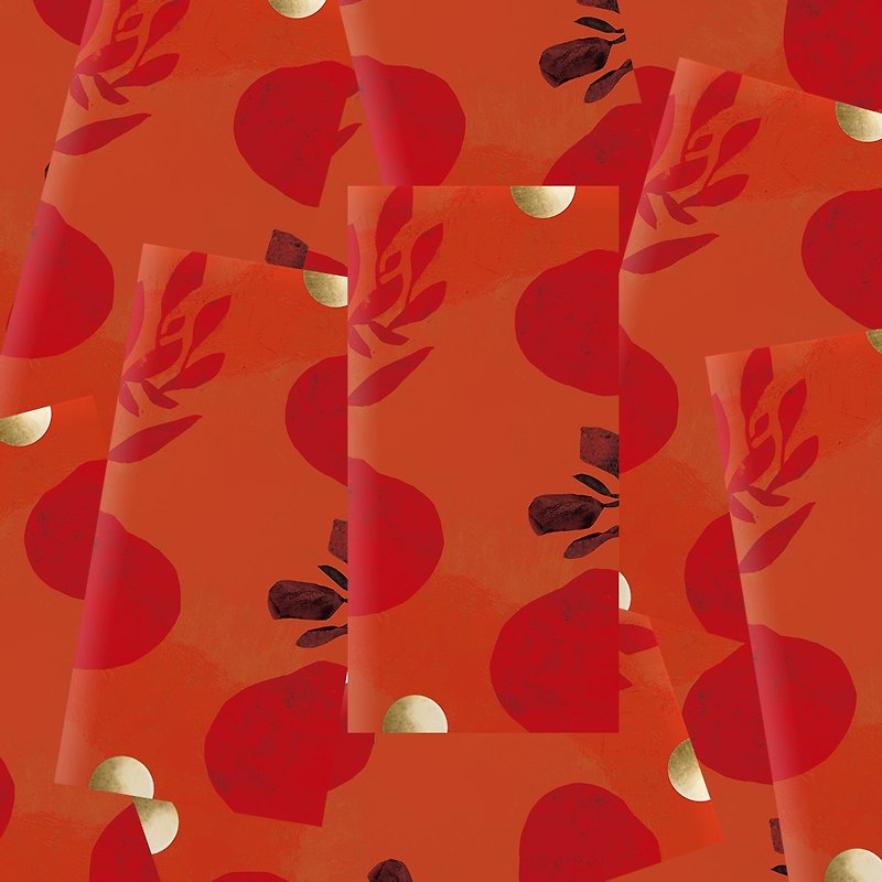 [Red Envelope Bag] Big Orange Italian Series - ถุงอั่งเปา/ตุ้ยเลี้ยง - กระดาษ สีแดง