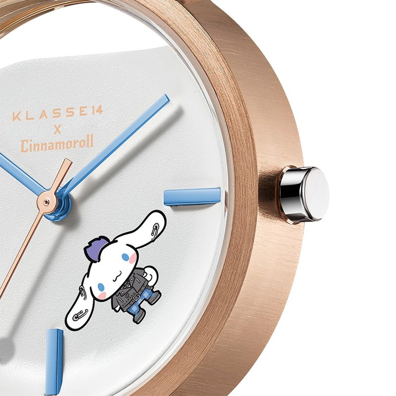 KLASSE14 x SANRIO CINNAMOROLL IMPERFECT ANGLE 香檳 - 對錶/情侶錶 - 不鏽鋼 白色