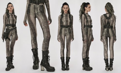 サイバーパンク ディストピア トライバル ハンター パンツ