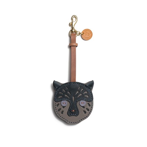 牳瑪皮革工作室 DIY 牳瑪動物樂園 豹 GOGORO鑰匙套 / M1-061