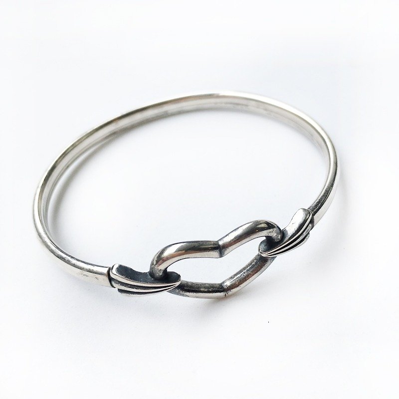 British 925 Silver Love Bracelet | 925 Silver British Seiko Handmade Love - Bracelets - Other Materials Silver