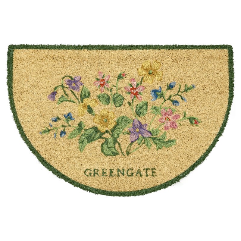丹麥GreenGate Fiola white 半圓地墊 - 地墊/地毯 - 其他材質 