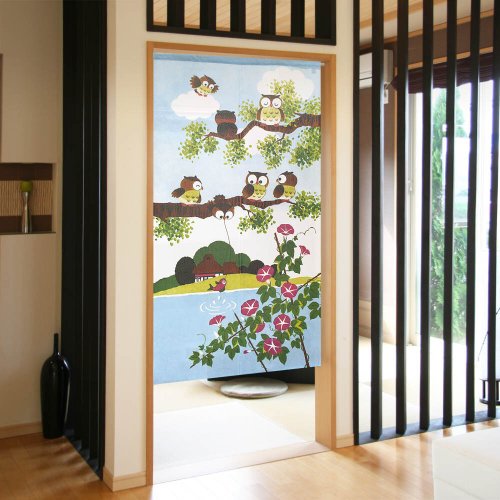 Moonstar House 星月屋 【預訂】日本製 夏至貓頭鷹門簾