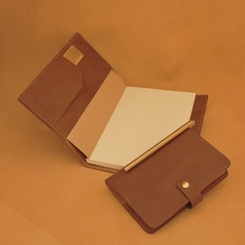 Leather・50K book cover notebook・Necessary for literary youth - เครื่องหนัง - หนังแท้ 