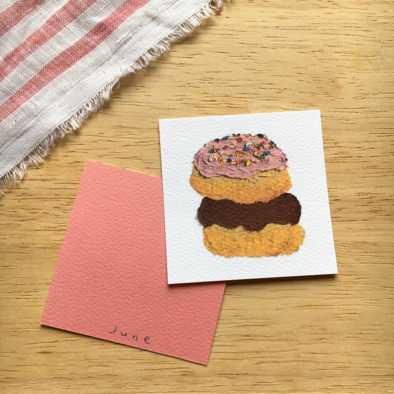 Illustration card |  Donut - Cards & Postcards - Paper 