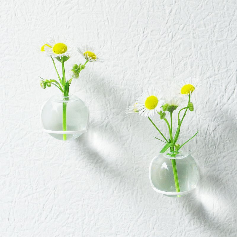 壁に飾る一輪挿し　Glass ball【ピン】 - 花瓶・植木鉢 - ガラス 透明