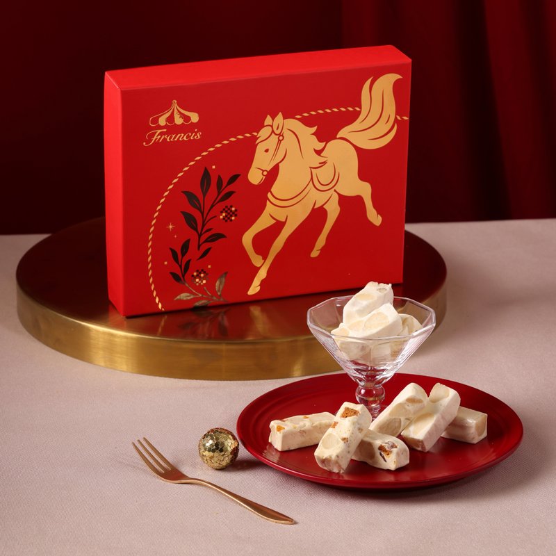 【春節限定】烏金露露20入禮盒【Francis旋轉木馬】 - 蛋捲/餡餅/零食 - 新鮮食材 紅色
