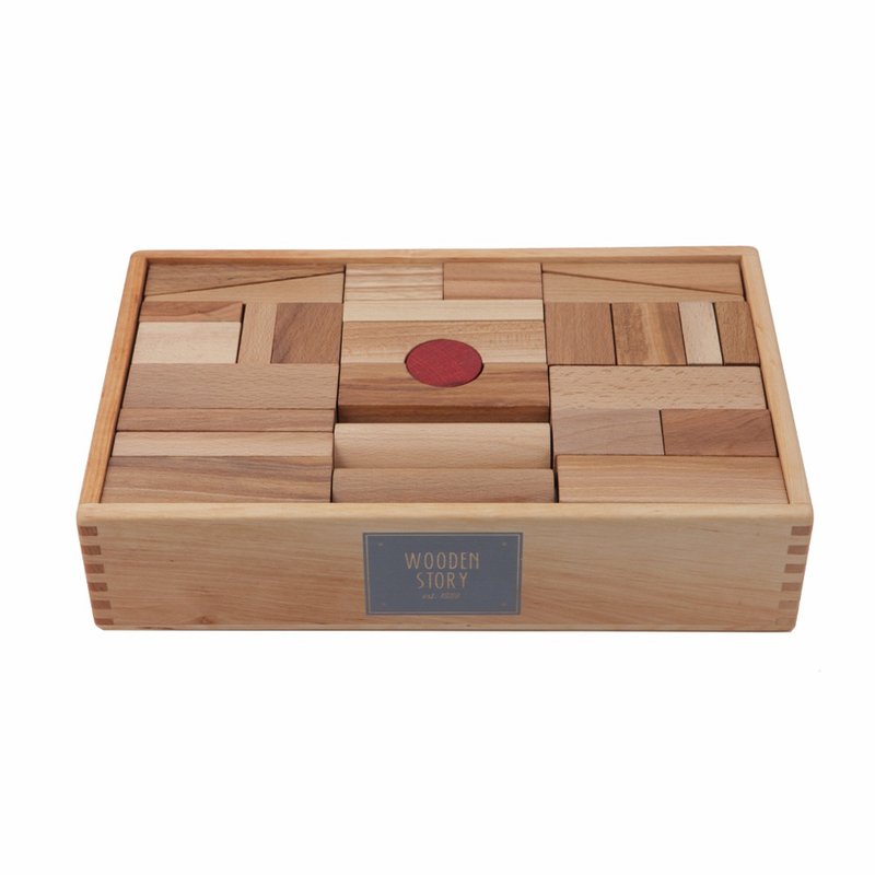 Wooden Story - 大型原木積木組 - 63pcs - 寶寶/兒童玩具/玩偶 - 木頭 