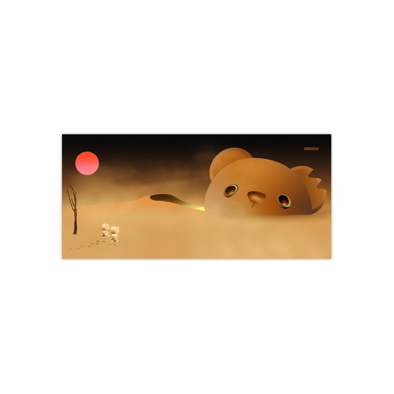CRIIICHI古治 荒漠探險 全景明信片 - 卡片/明信片 - 紙 多色