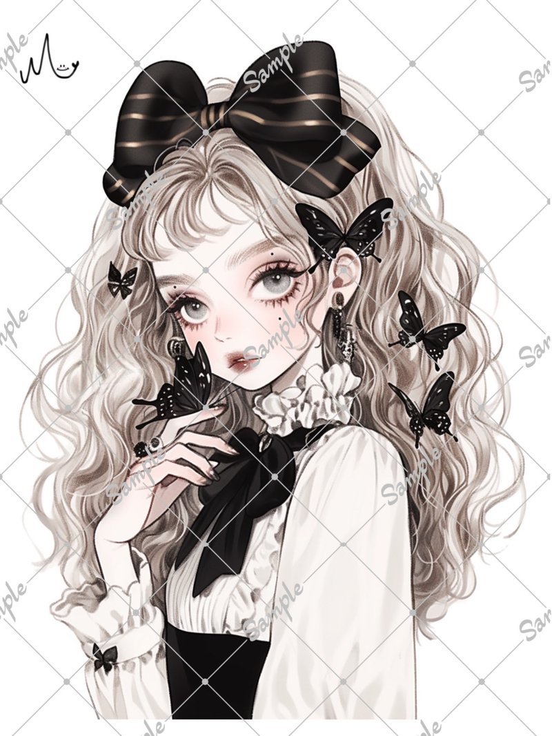 Original character stickers - สติกเกอร์ - กระดาษ 