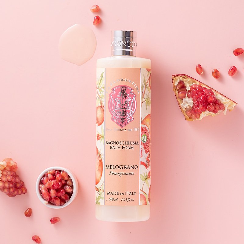 [71% off immediate items] Italian fragrance shower gel 500ml-Pomegranate - Body Wash - Other Metals Red