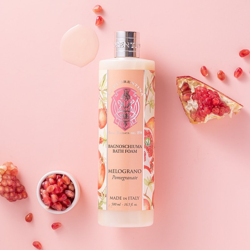 [71% off immediate items] Italian fragrance shower gel 500ml-Pomegranate - ครีมอาบน้ำ - โลหะ สีแดง