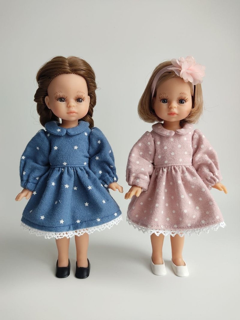 PDF sewing pattern for Mini Paola Reina dolls 21 cm - 手工藝教學/工具書 - 其他材質 