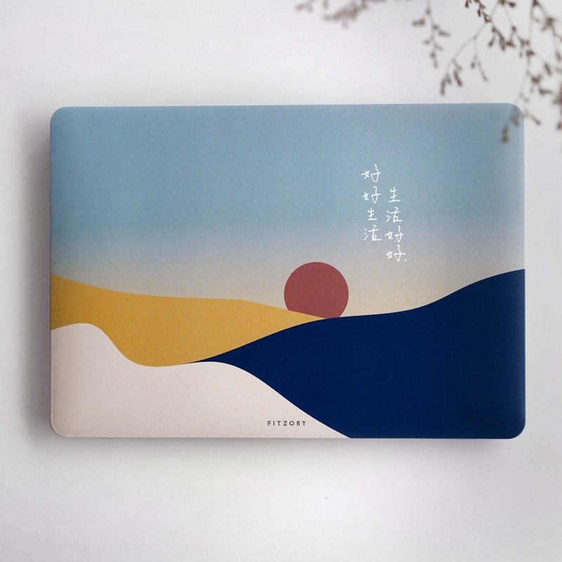 【FITZORY】Daily series - Sunrise. | Macbook protective case - เคสแท็บเล็ต - พลาสติก สีใส
