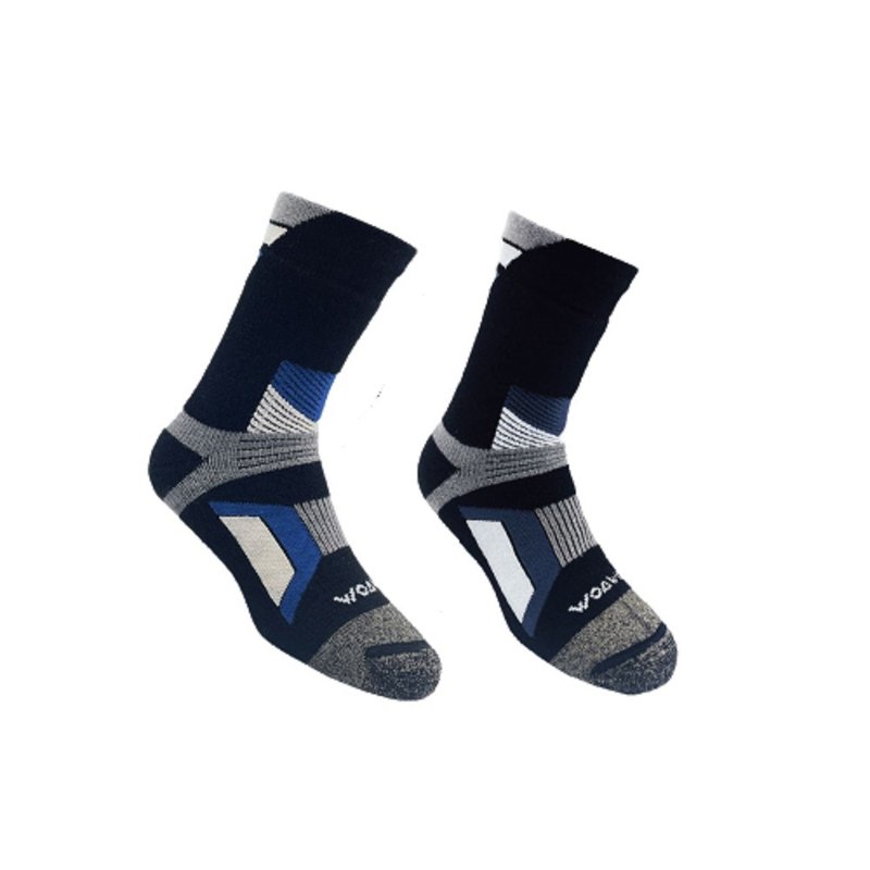 【WOAWOA】Extreme quick-drying sportswool hiking socks| 2 Packs L/XL - ถุงเท้า - ขนแกะ 