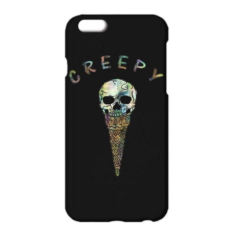 iPhoneケース / Creepy ice cream 2 - 手機殼/手機套 - 塑膠 黑色