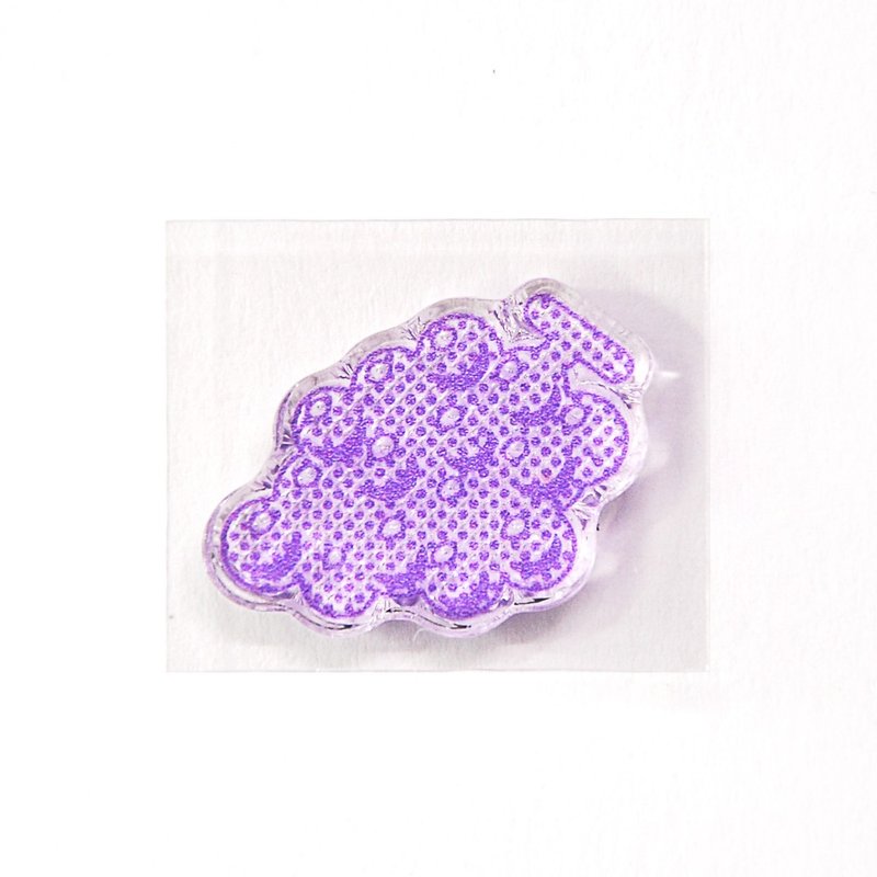 PLAY台灣水果水晶印章 葡萄 - 印章/印台 - 塑膠 透明