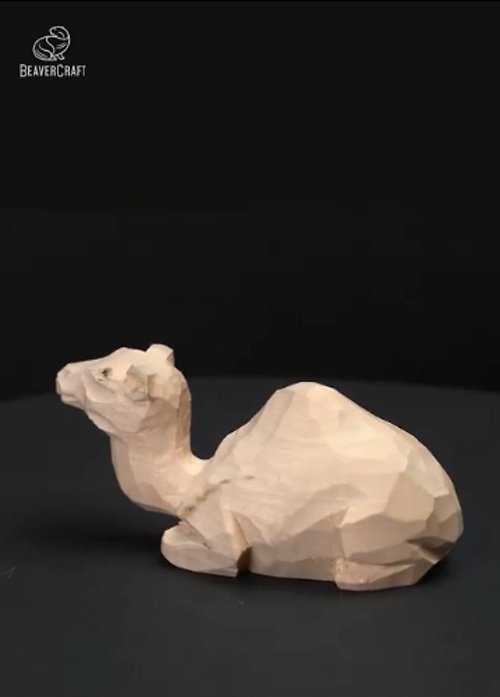 BeaverCraft 小海貍 DIY 手作雕刻材料包-駱駝